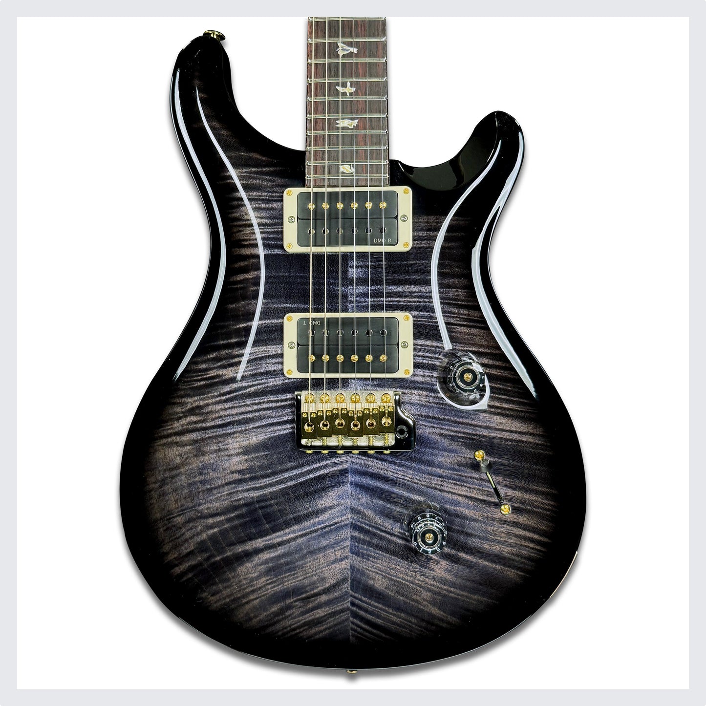 PRS Custom 24 "10" Top | Purple Mist Wraparound Smokeburst